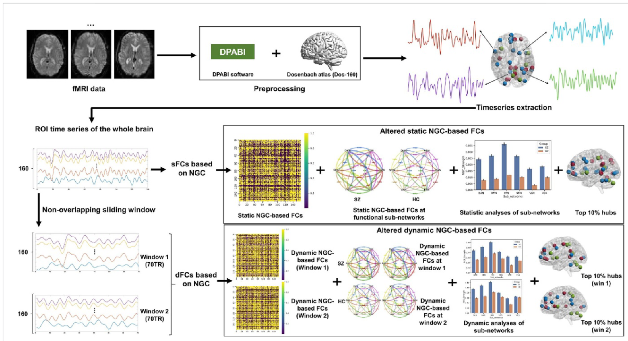 Altered nonlinear Granger causality interactions in the large-scale brain networks of patients with schizophrenia